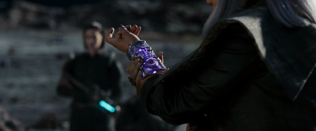 The cosmic bangles seen upclose in The Marvels trailer 2 | Agents of Fandom