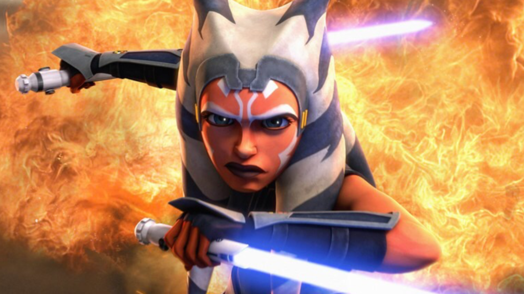 Ahsoka in The Clone Wars with her lightsabers | Agents of Fandom