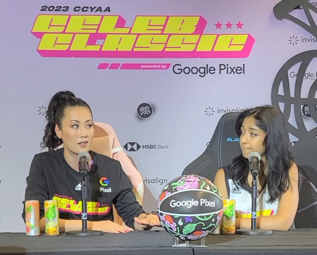 Olivia Cheng and Maitreyi Ramakrishnan discuss their impact on the younger Asian community during the CCYAA Press Conference | Agents of Fandom
