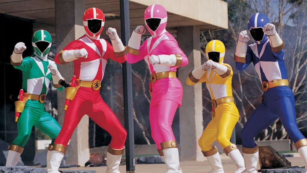The team from 'Power Rangers Lightspeed Rescue,' from left to right: Joel, Carter, Dana, Kelsey and Chad | Agents of Fandom