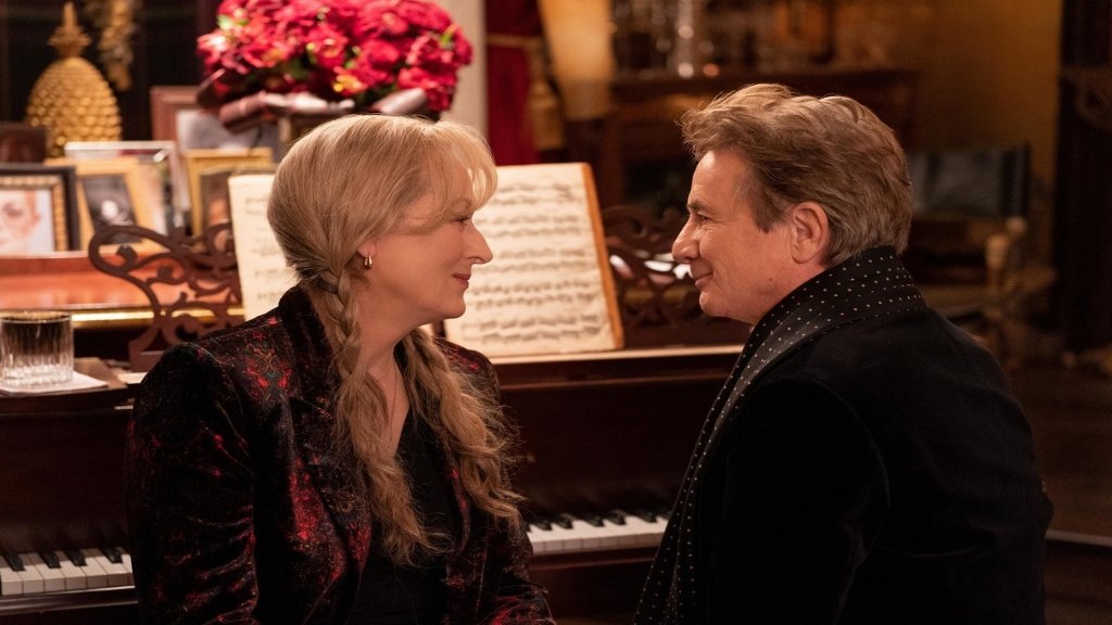 Meryl Streep (Loretta) and Martin Short (Oliver) in Only Murders in the Building season 3. Image credit: Hulu | Agents of Fandom