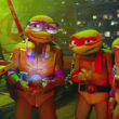 Teenage Mutant Ninja Turtles: Mutant Mayhem features our four main characters, from left to right: Raphael, Donatello, Michelangelo and Leonardo | Agents of Fandom