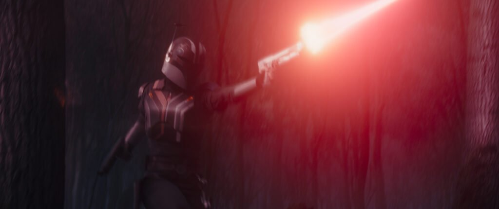 Sabine Wren in her Mandalorian armor in Ahsoka episode 4 'Fallen Jedi'. | Agents of Fandom