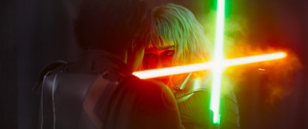 Sabine Wren and Shin Hati dual in Ahsoka episode 4 'Fallen Jedi'. | Agents of Fandom