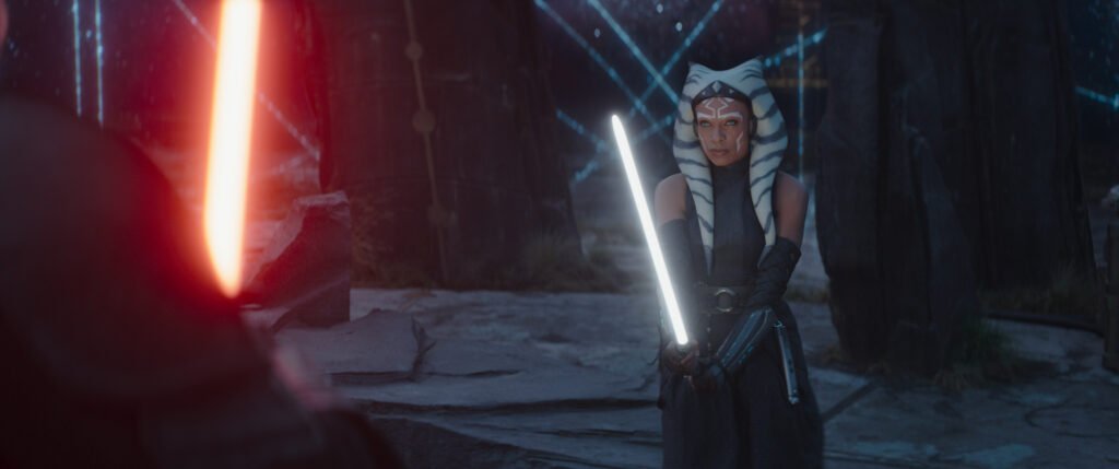 Baylan Skoll and Ahsoka Tano in Ahsoka episode 4 'Fallen Jedi', now streaming on Disney+. | Agents of Fandom