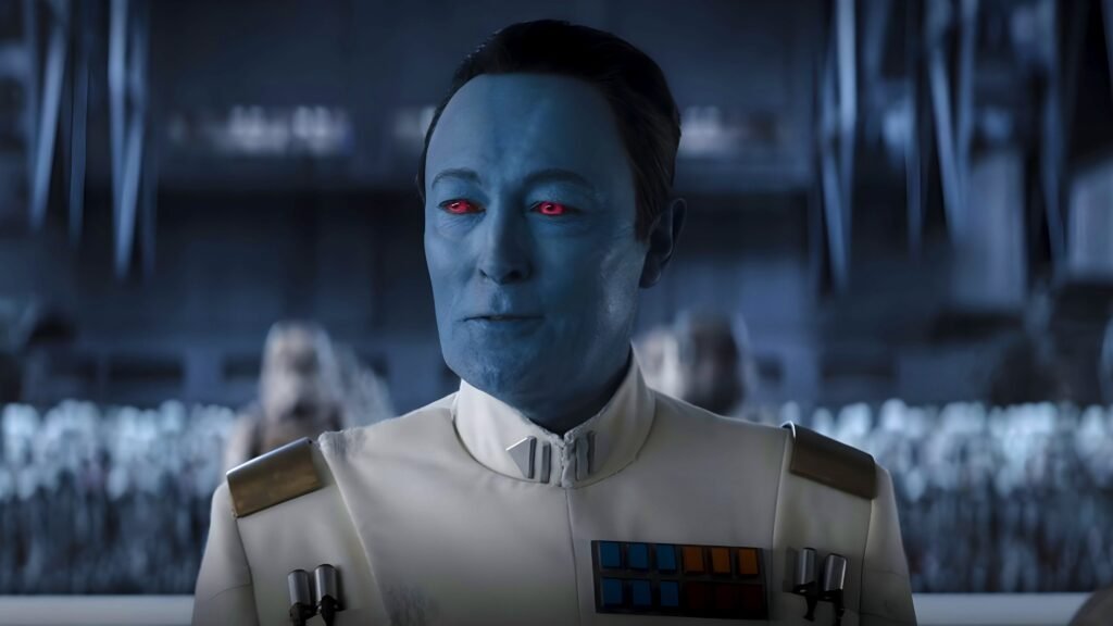 Lars Mikkelsen makes his live-action debut as Grand Admiral Thrawn in Ahsoka episode 6. | Agents of Fandom