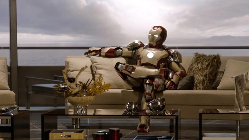 The MK. 42 Iron Man armor in Iron Man 3 | Agents of Fandom