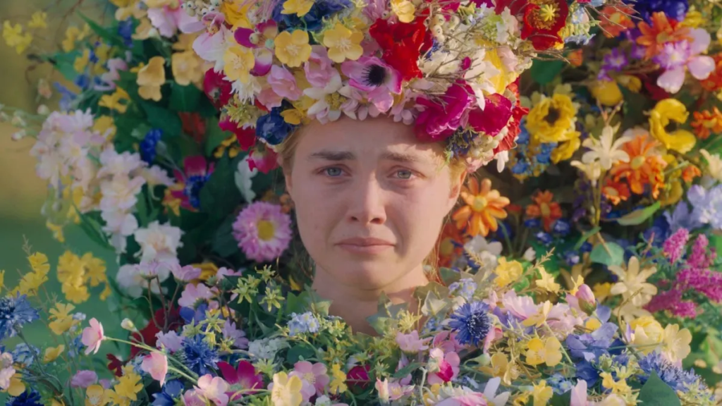 #5 Oscar snubs: Florence Pugh in 'Midsommar' covered in flowers as she is saddened by what she is witnessing | Agents of Fandom