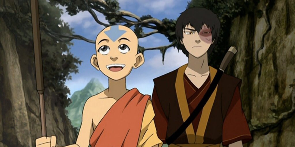 Aang and Zuko standing in a canyon in Avatar: The Last Airbender | Agents of Fandom