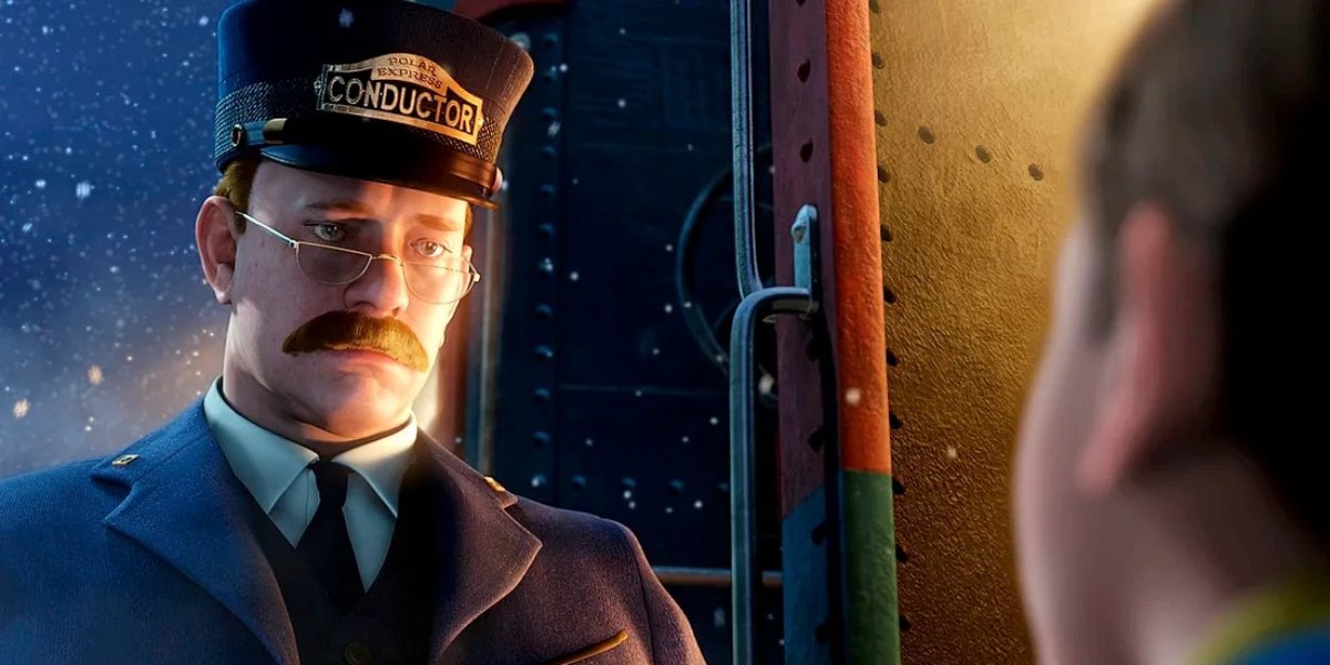 Tom Hanks as the Conductor and Josh Hutcherson as the Hero Boy in The Polar Express | Agents of Fandom