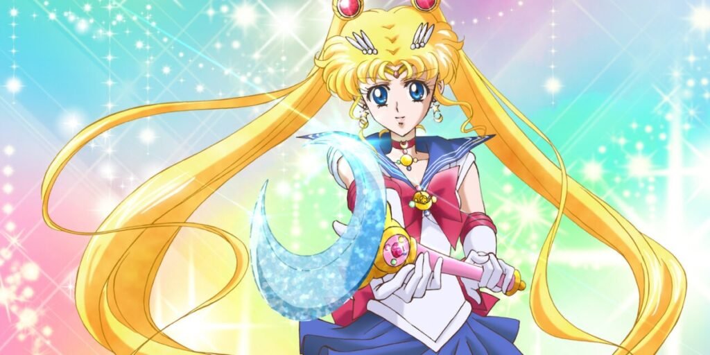Sailor Moon wielding the Moon Stick in 'Sailor Moon Crystal' | Agents of Fandom