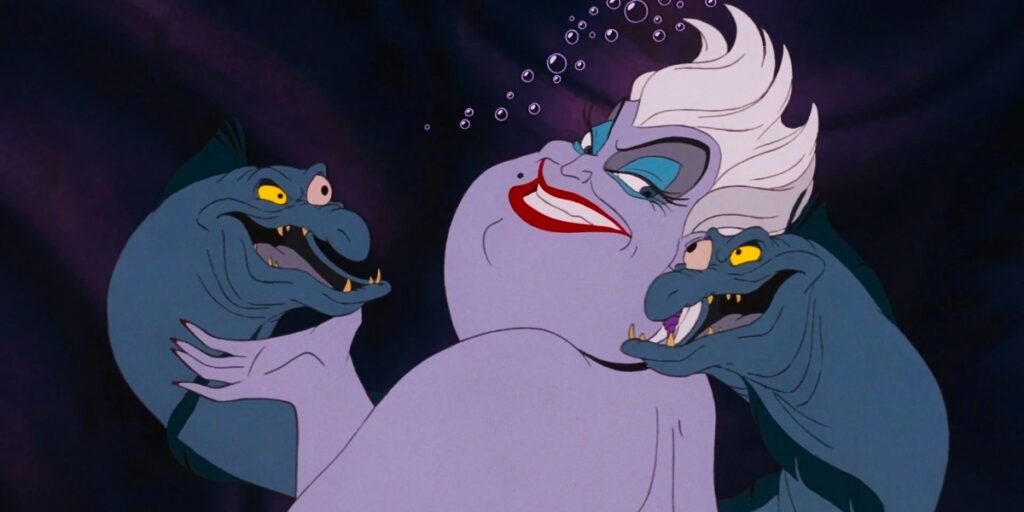 Ursula and her evil eel sidekicks in The Little Mermaid | Agents of Fandom