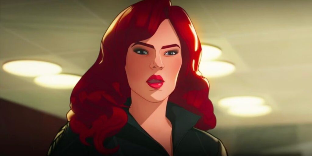 Black Widow, voiced by Lake Bell, in What If... Season 2, Episode 5 | Agents of Fandom