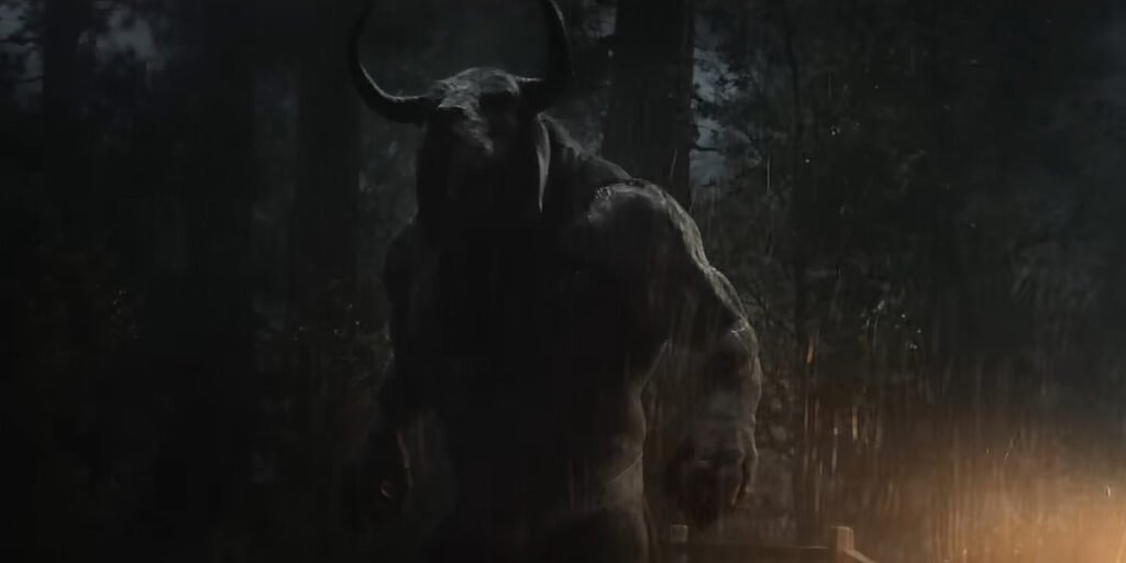 The Minotaur attacks Percy, Sally, and Grover in the woods near Camp Half-Blood | Agents of Fandom