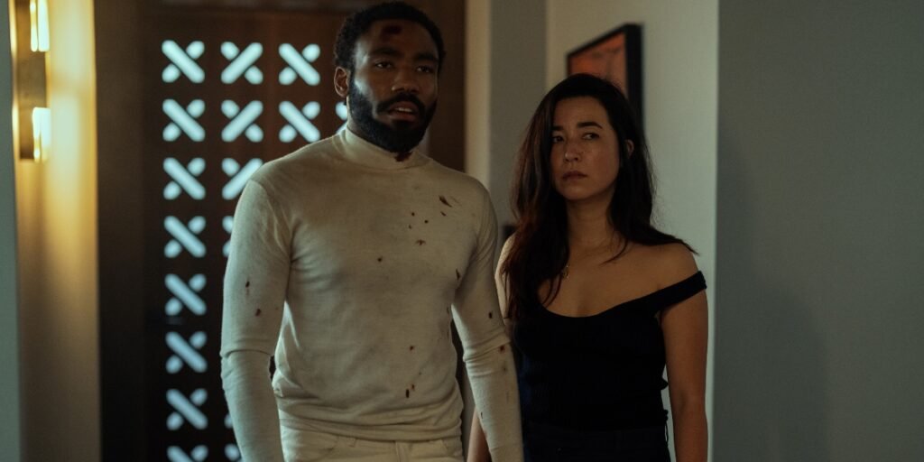 Donald Glover and Maya Erskine in Mr. & Mrs. Smith on Amazon Prime | Agents of Fandom