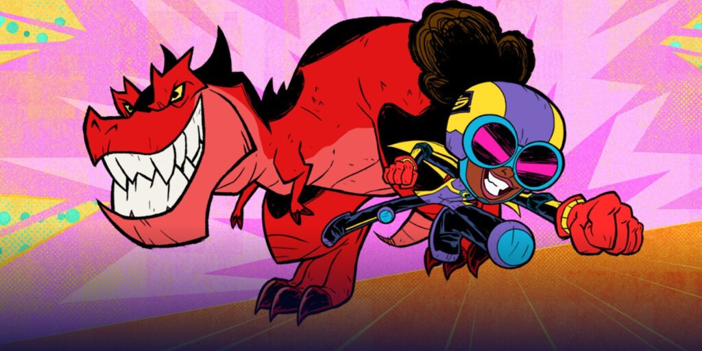 Lunella as Moon Girl running next to Devil Dinosaur in Moon Girl and Devil Dinosaur | Agents of Fandom