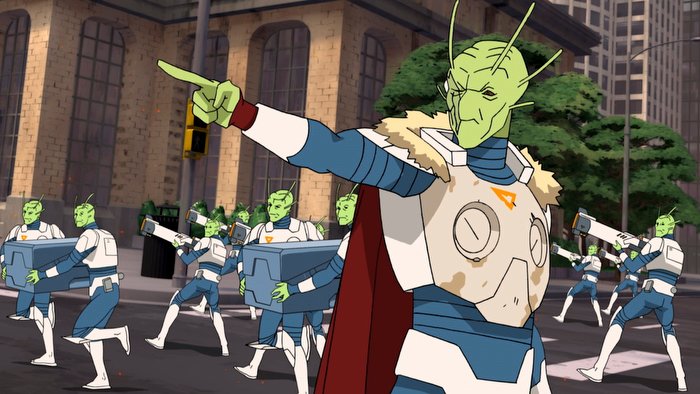 An army of Flaxans invades Earth in Invincible Season 1 | Agents of Fandom