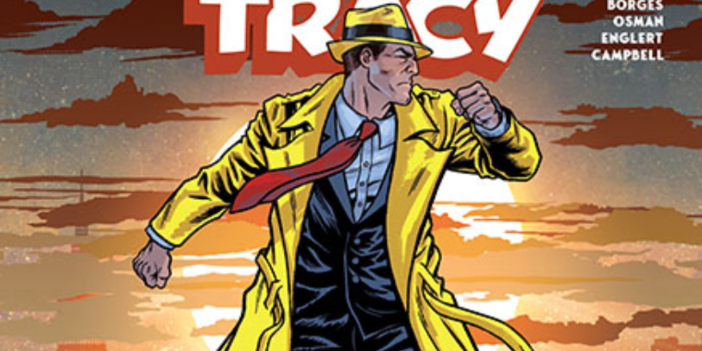 Art by Brent Schoonover and Nick Filardi of Dick Tracy getting ready for a fight for Cover B of Dick Tracy #1 | Agents of Fandom