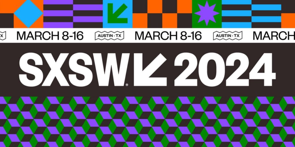 A banner for SXSW 2024 in Austin Texas | Agents of Fandom