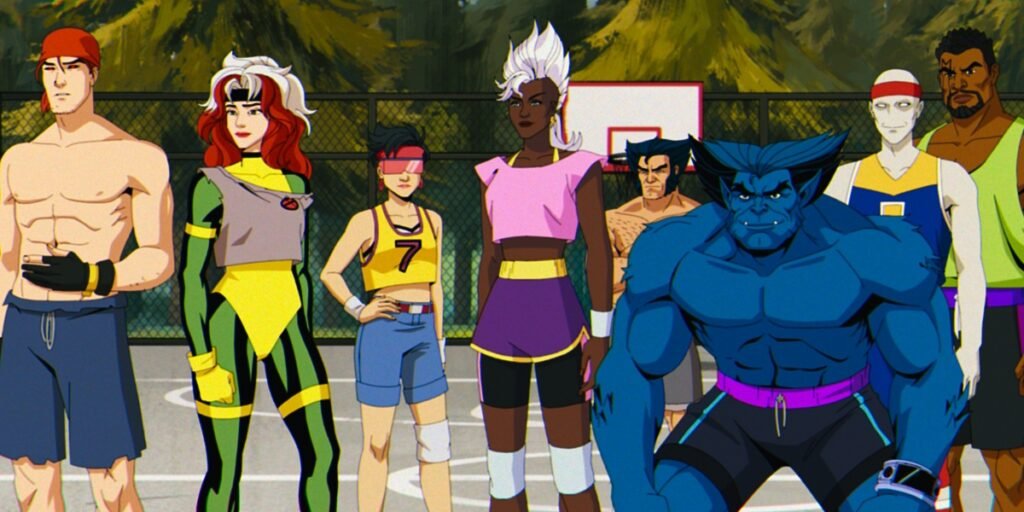 The X-Men are ready for a basketball game in X-Men '97 on Disney+ | Agents of Fandom