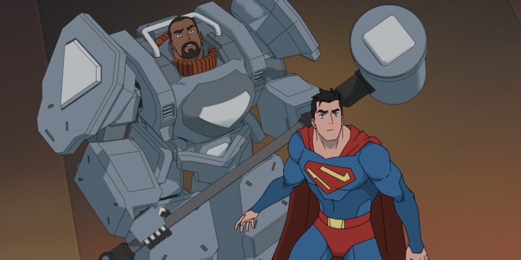 John Irons teams up with Superman to stop Metallo in My Adventures With Superman Season 2 Episode 3 | Agents of Fandom