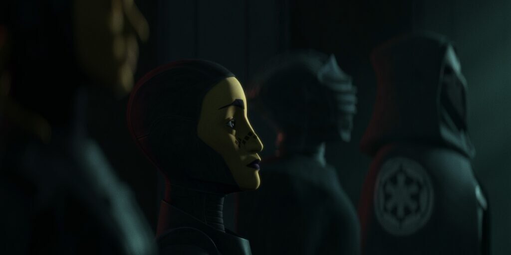 Barriss Offee stands alongside the other inquisitors in Tales of the Empire Episode 4 | Agents of Fandom