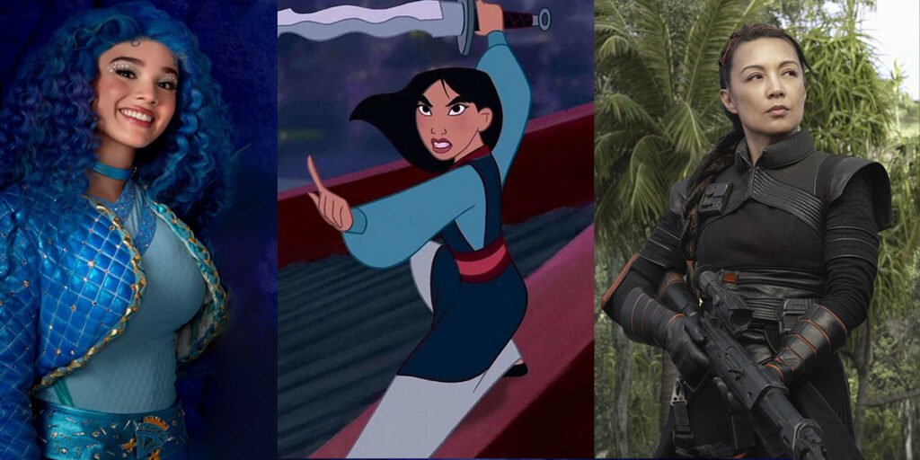 Star of Descendants: The Rise of Red, Malia Baker, and Disney Legend Ming-Na Wen who plays both Mulan (pictured) and Fennec Shand in the Star Wars universe | Agents of Fandom