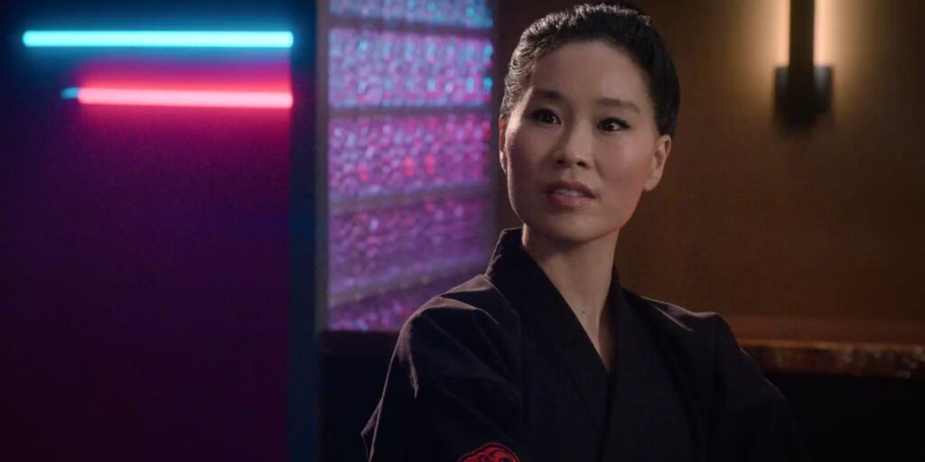 Kim Da-Eun looking ready to train a new batch of students in Cobra Kai | Agents of Fandom