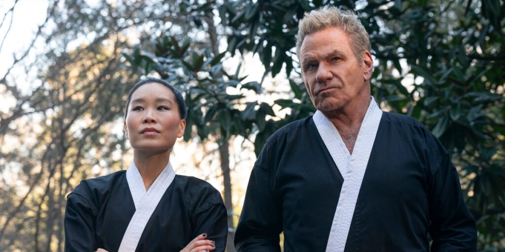 Kim Da-Eun and John Kreese watch over their students in Cobra Kai Season 6 Episode 2 | Agents of Fandom