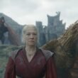 Rhaenyra standing in front of three dragons in House of the Dragon Season 2, Episode 7 | Agents of Fandom