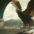 An Eagle lands in front of Pharazon in the Rings of Power Season 2 | Agents of Fandom