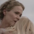 Margaret Bellum (Sarah Paulson) looking concerned as she's carry her daughter, Ollie Bellum (Alona Jane Robbins) in Hold Your Breath | Agents of Fandom