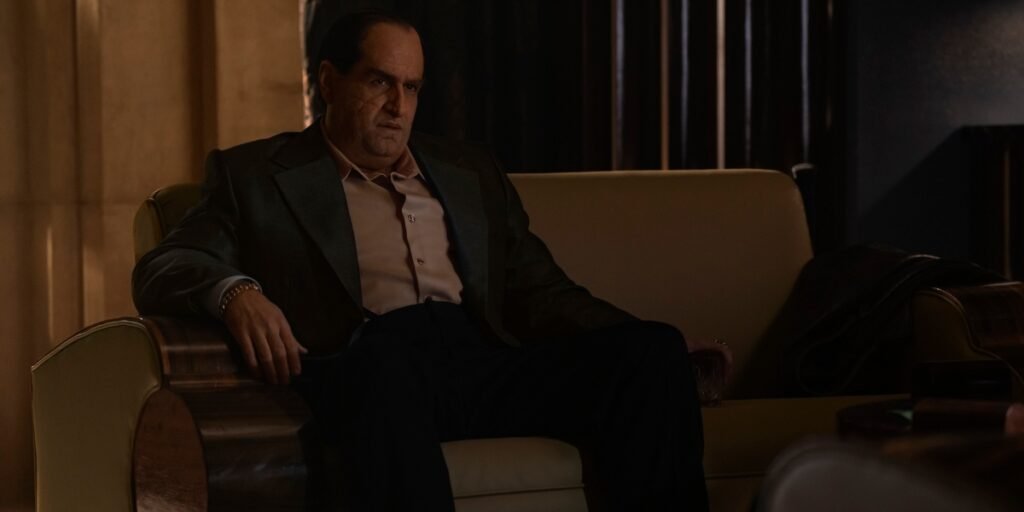 Oswald Cobb sits before Alberto Falcone in The Penguin Episode 1 | Agents of Fandom