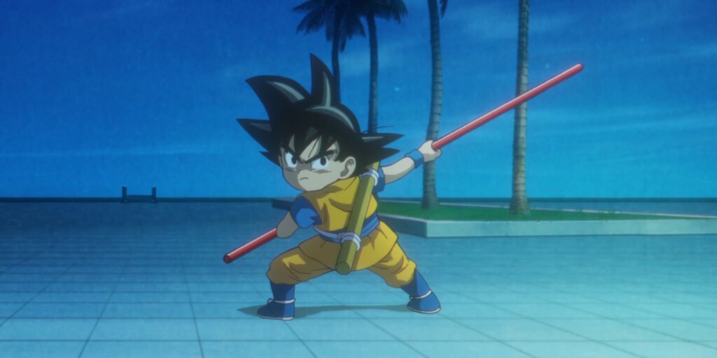 Goku (Masako Nozawa) using Nyoibo in Dragon Ball Daima Episode 2 | Agents of Fandom