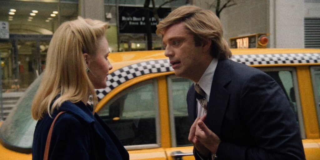 Donald Trump (Sebastian Stan) engages his wordsmith ways in the streets of 80s NYC to gain Ivana's (Maria Bakalova) love back. I Agents of Fandom