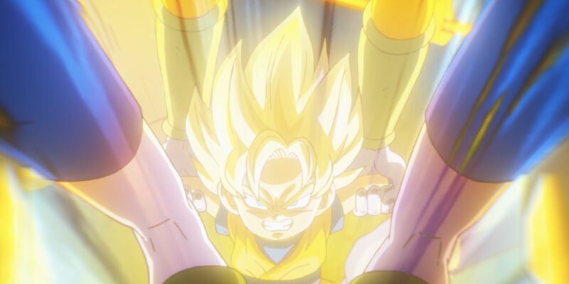 Goku (Masako Nozawa) turning Super Saiyan in Dragon Ball Daima Episode 5 | Agents of Fandom