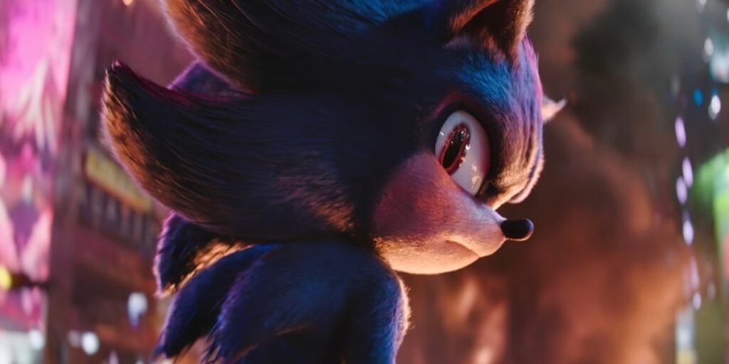 Shadow the Hedgehog looking over his shoulder in Sonic the Hedgehog 3 | Agents of Fandom