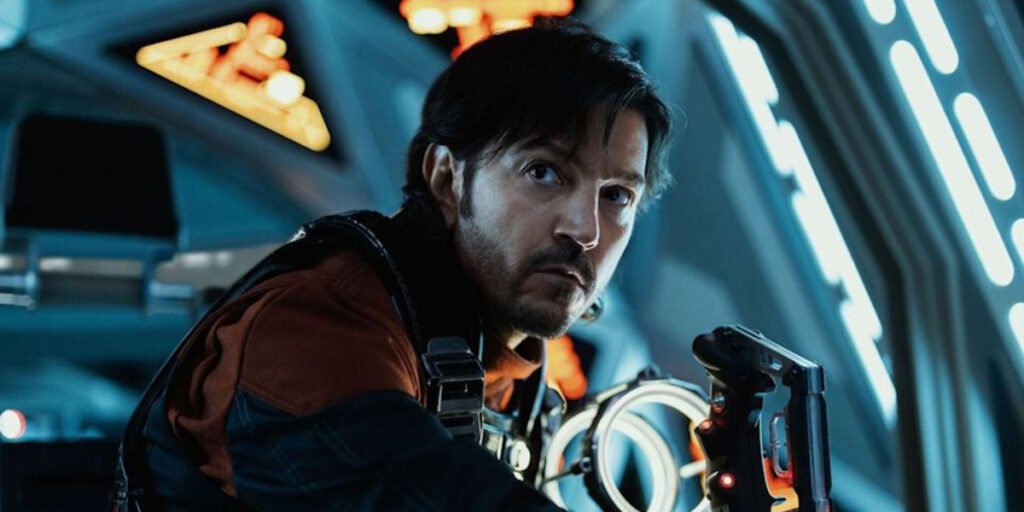 Diego Luna as Cassian Andor wearing a flight suit in Andor Season 2 | Agents of Fandom