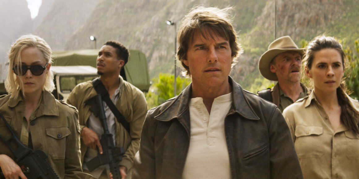 Tom Cruise, Simon Pegg, Hayley Atwell, Greg Tarzan and Pom Klementieff in Mission: Impossible - The Final Reckoning | Agents of Fandom