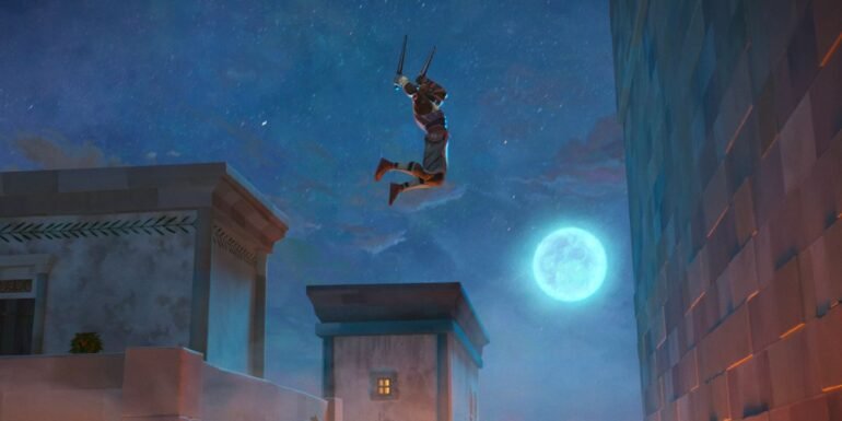 Memnon attacks under a moonlit sky in Eyes of Wakanda | Agents of Fandom
