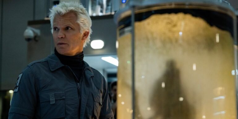 Kirsh looks upon the experimental synthetics in Alien: Earth | Agents of Fandom