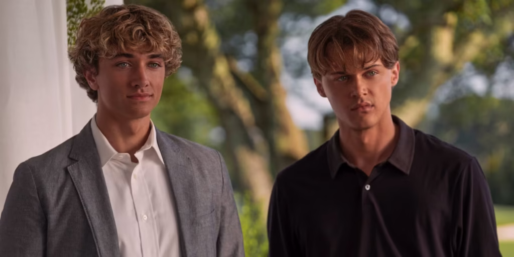 Jeremiah and Conrad stand next to each other on wedding day | Agents of Fandom