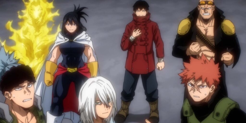 Heroes look on as All Might and All For One battle it out in My Hero Academia | Agents of Fando