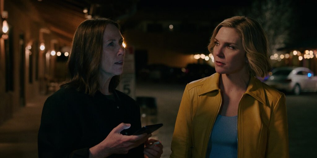 Helen (Miriam Shor) and Carol (Rhea Seehorn) in 'Pluribus' | Agents of Fandom