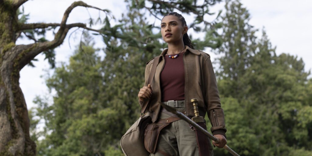 Dior Goodjohn stars as Clarisse LaRue in Percy Jackson Season 2 | Agents of Fandom