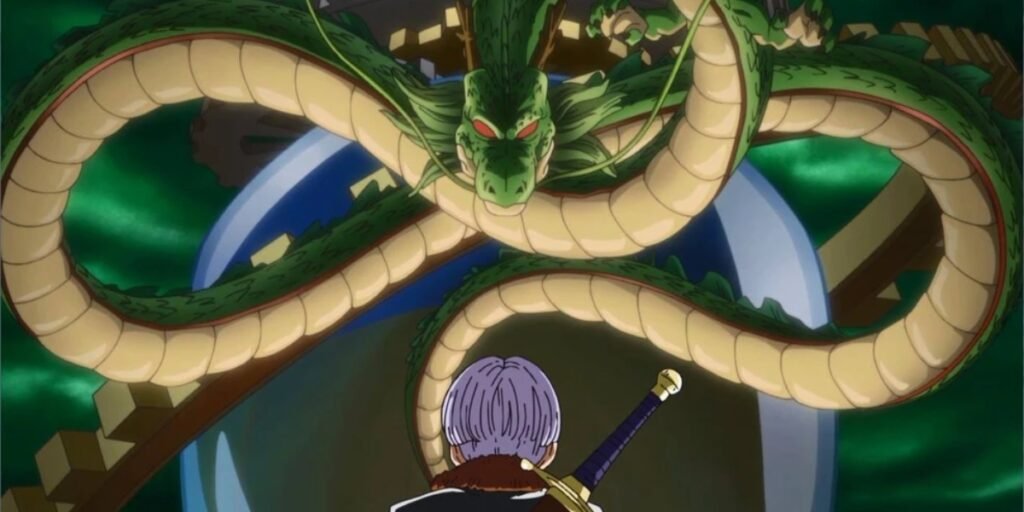 Trunks stands before Shenron in Dragon Ball Z | Agents of Fandom