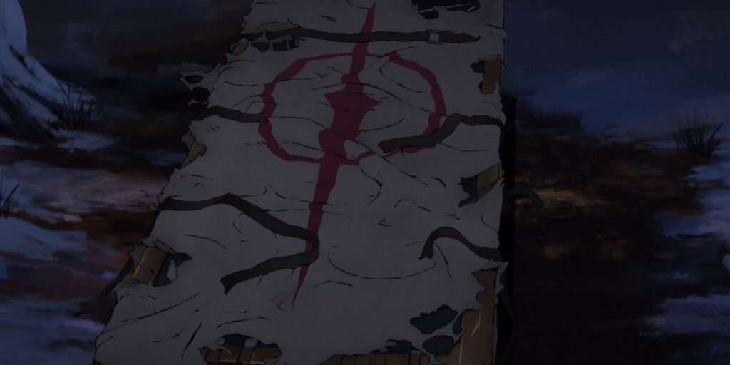 The coffin of Goddess Teoritta in Sentenced to Be a Hero | Agents of Fandom