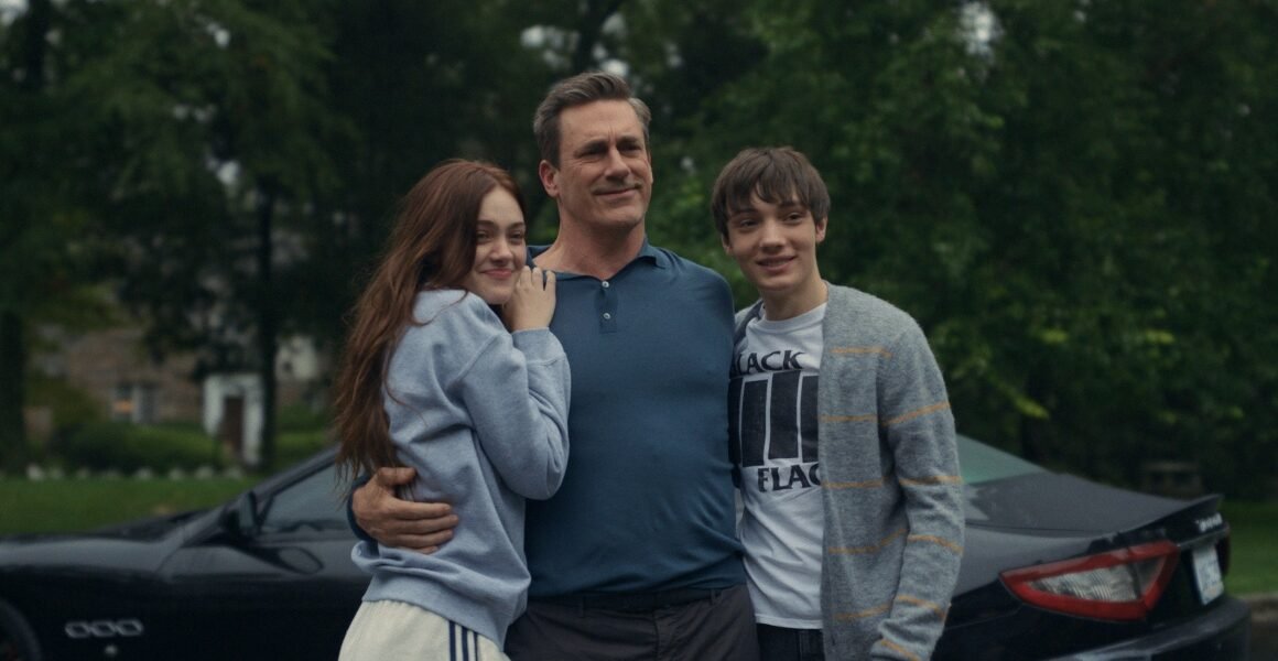 Jon Hamm shares a moment with his children in Your Friends & Neighbors Season 2 | Agents of Fandom