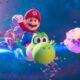 Luigi, Mario, Yoshi, and Peach flying through space in 2026's The Super Mario Galaxy Movie | Agents of Fandom