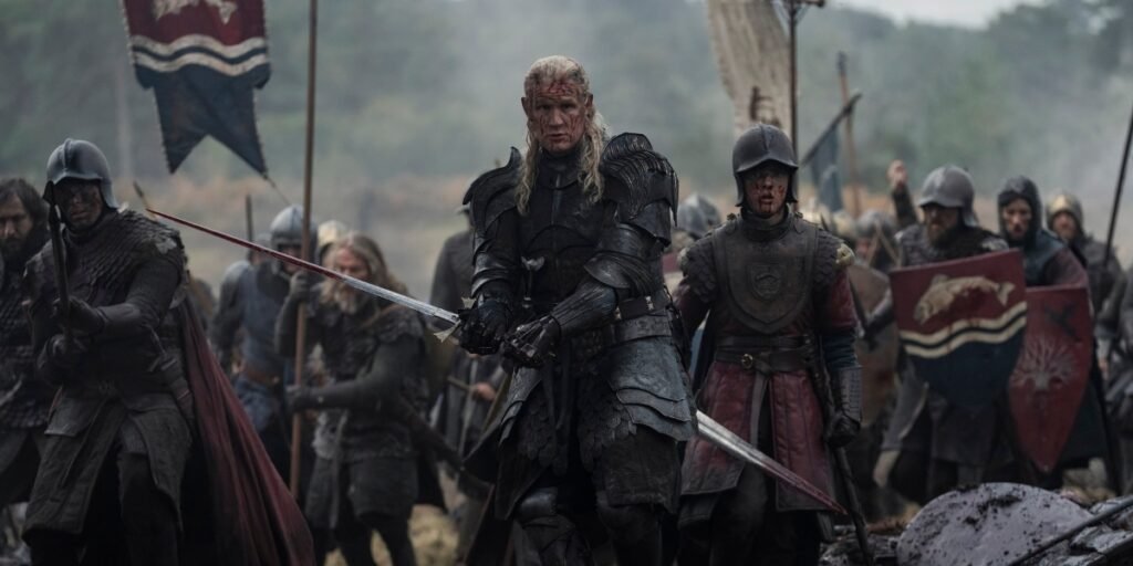 Prince Daemon leads his warriors into battle in House of the Dragon Season 3